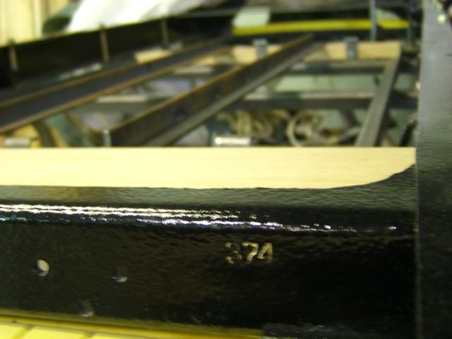 Closeup of Chassis S/N