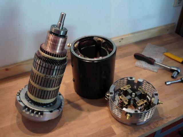 ADC Motor in 3 pieces