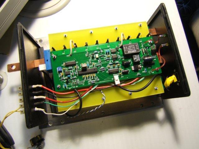 Inside view of the home built controller