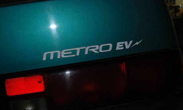Metro EV sign