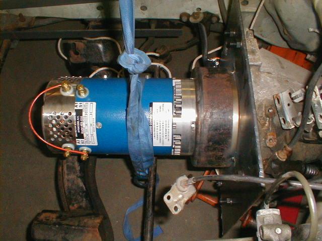 motor, mount, and transmission
