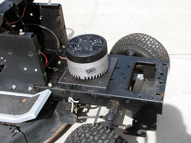 Motor installed