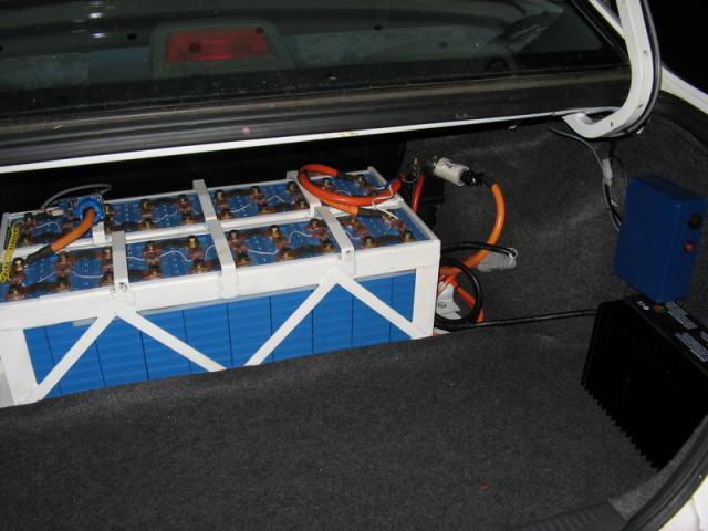 Rear battery boxes