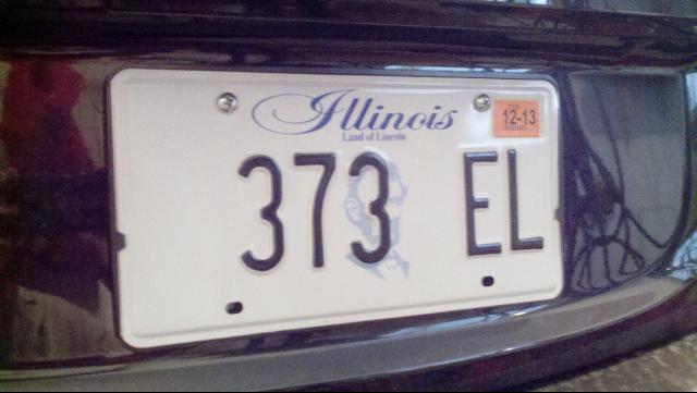 IL State Electric Vehicle Plates