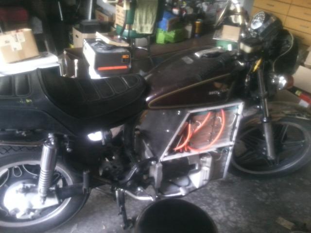 Right side of finished motorcycle