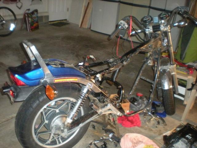 Tear down of Motorcycle components