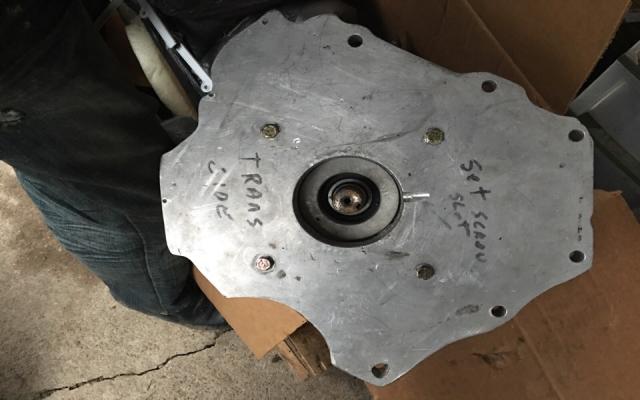 Transmission plate connected to electric