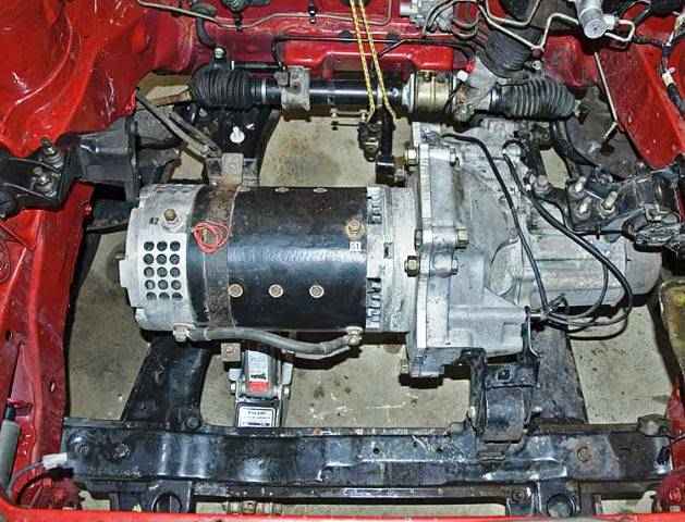DC Motor in engine compartment