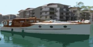 Blanche under way