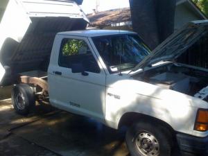 Ford Ranger with tilt bed