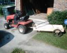 Mower with Cart