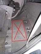 Planed under seat battery box location