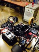 Kart with power supply